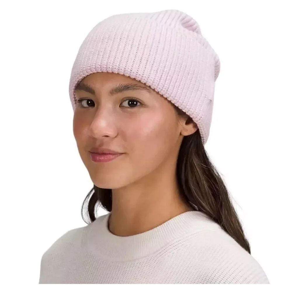 NWT Lululemon RIBBED MERINO WOOL BLEND KNIT BEANIE SZ L/XL